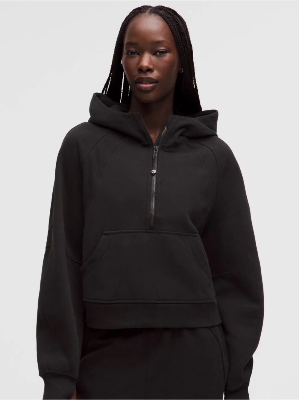 lululemon athletica SCUBA Black Half-Zip Hoodie